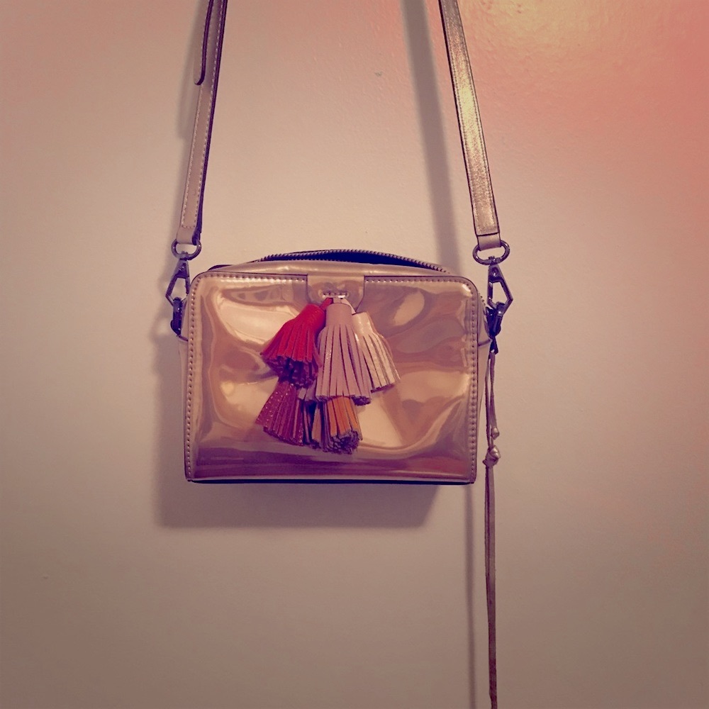 Rose Gold Rebecca Minkoff Crossbody with Tassels